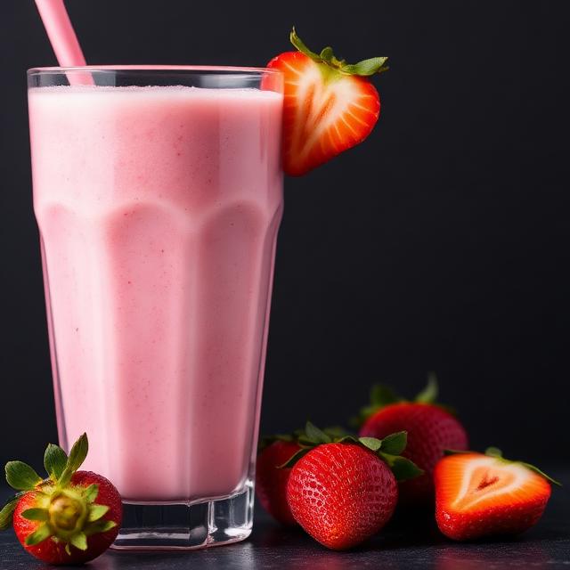 Jus Fraise au Lait