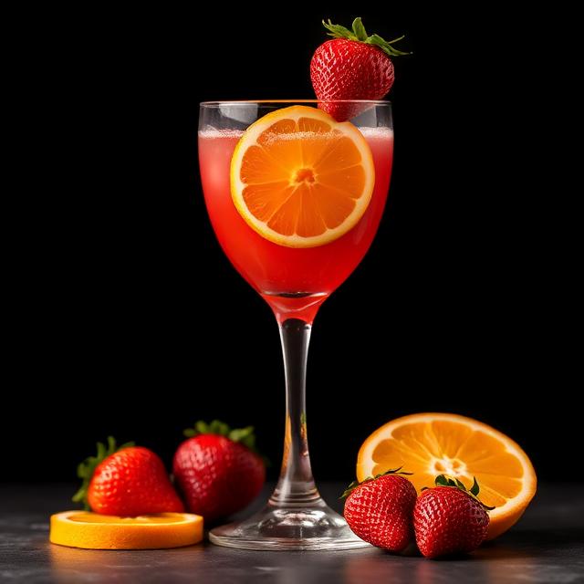 Jus Fraise à l'Orange
